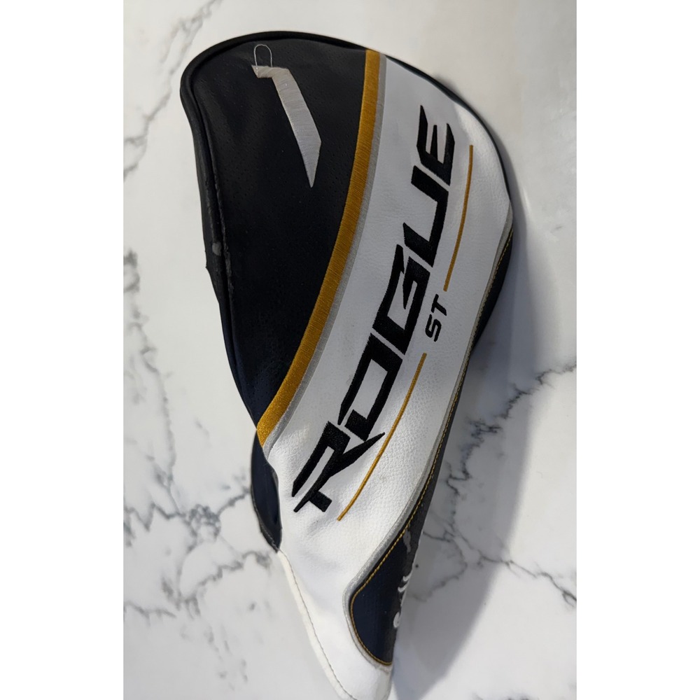 Callaway Rogue ST Driver Headcover Black White Gold Replacement Golf Club Cover